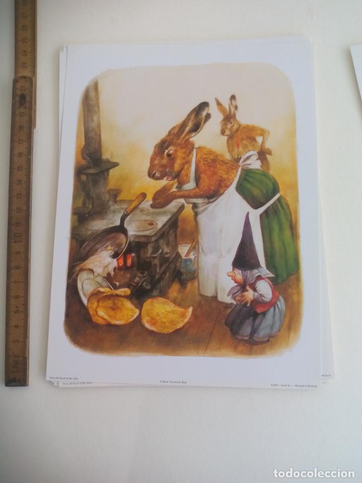 Arte: LAMINA INFANTIL. 24 X 18 CM GNOMOS SALUS-HOLLAND 10 RI 3003 ILLUSTRATOR RIEN POORVLIET-KOK. A&Ntilde;OS 80
