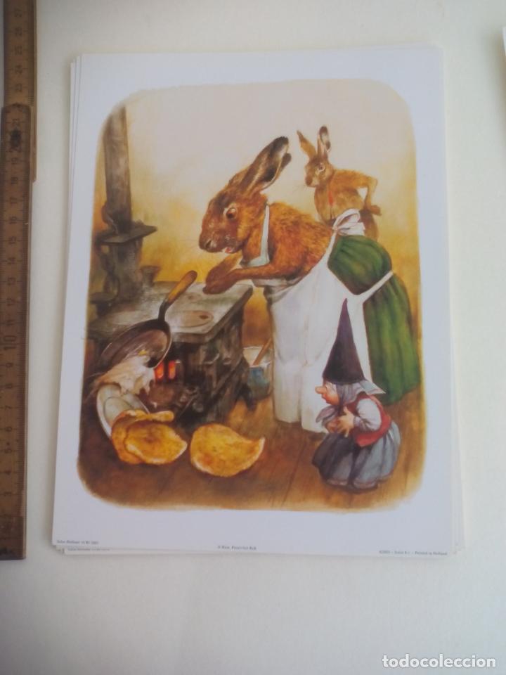 Arte: LAMINA INFANTIL. 24 X 18 CM GNOMOS SALUS-HOLLAND 10 RI 3003 ILLUSTRATOR RIEN POORVLIET-KOK. A&Ntilde;OS 80
