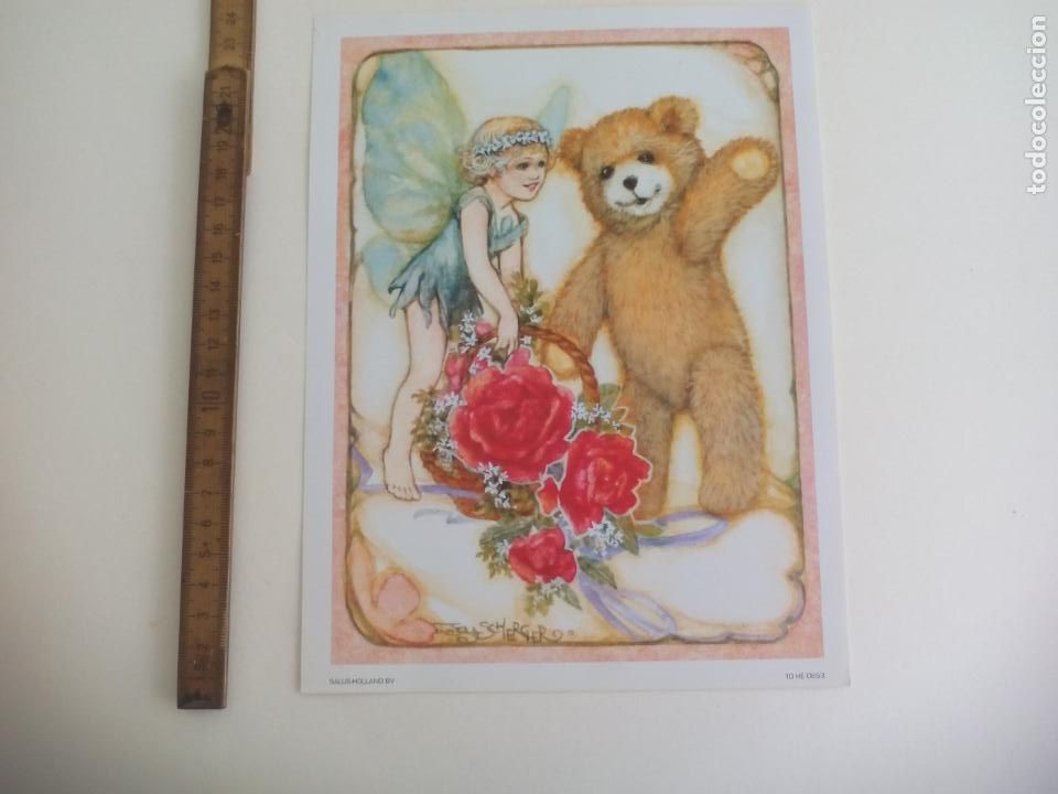 Art: LAMINA INFANTIL, HADA Y OSITO. SALUS-HOLLAND BV. 10 HE 0653. 23,5 X 17,8 CM
