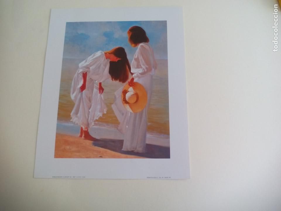 Art: MUJERES EN LA PLAYA. LAMINA. JAPIART REF 2430/1204.. 24 X 30 CM