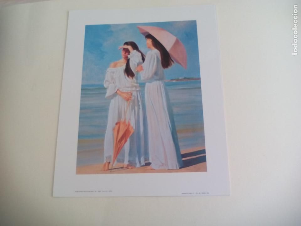 Art: MUJERES EN LA PLAYA. LAMINA. JAPIART REF 2430/1203. 24 X 30 CM