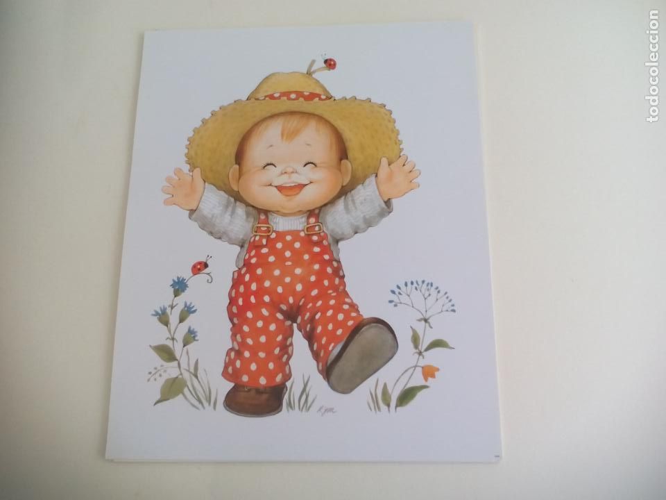 Art: LAMINA. INFANTIL. NI&Ntilde;O EN EL CAMPO. 344.. 24 X 30 CM