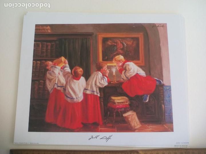 Art: NI&Ntilde;OS, MONAGUILLOS FUMANDO Y BEBIENDO. JOSE LULL. LAMINAS Y LITOGRAF&Iacute;AS NAVARRA. . 24 X 30 CM