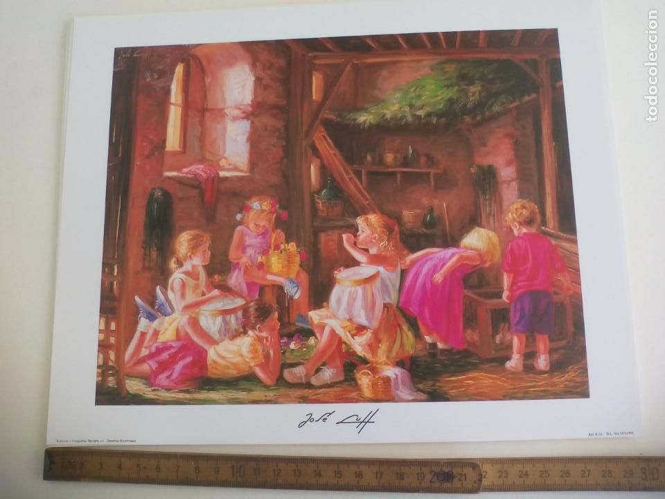 Art: NI&Ntilde;OS, JUGANDO. JOSE LULL. LAMINAS Y LITOGRAF&Iacute;AS NAVARRA. 1998. 24 X 30 CM