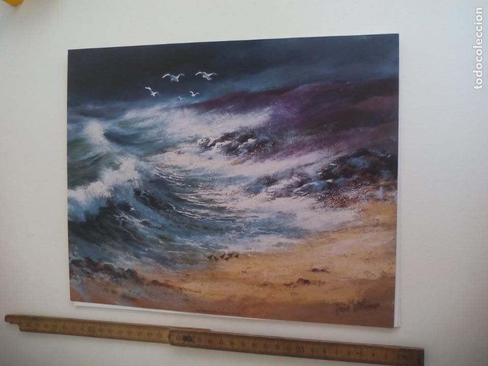 Art: LAMINA. REINT WITHAAR. PAISAJE MARINO AE VIVA PRINTS 24 X 30 CM