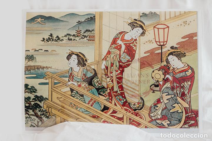 Art: Impresionante l&aacute;mina de geishas en Kyoto.