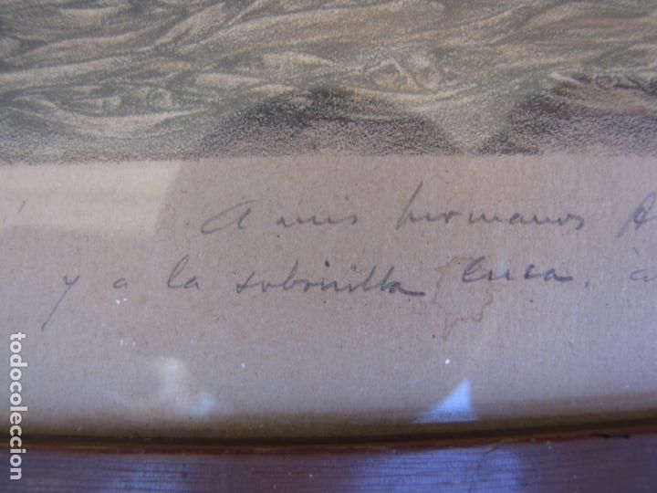 Arte: 4.- L&aacute;mina enmarcada Snauzer. Dedicatoria - Foto 6
