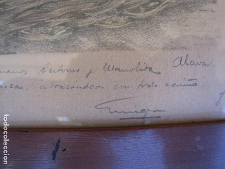 Arte: 4.- L&aacute;mina enmarcada Snauzer. Dedicatoria - Foto 7