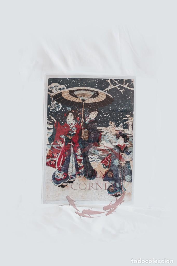 Arte: L&aacute;mina antigua de geishas en la neive