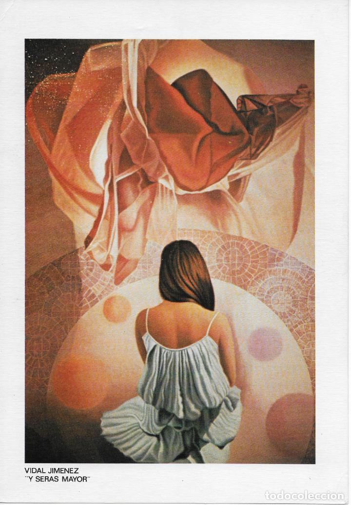 Art: VIDAL JIMENEZ - Y SERAS MAYOR - LAMINA / LITOGRAFIA - 24X17cm. A&Ntilde;OS 80