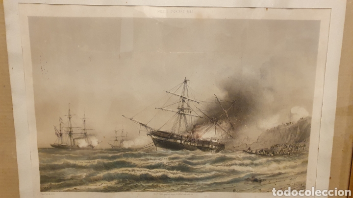 Kunst: Litograf&iacute;a de Morel-Fabio del et. Lith sobre la guerra de Oriente 1854 - Lith de Turgis &aacute; Paris