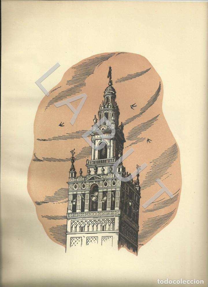 Arte: LA GIRALDA DE SEVILLA POR ANTONIO COBO 1948 C38