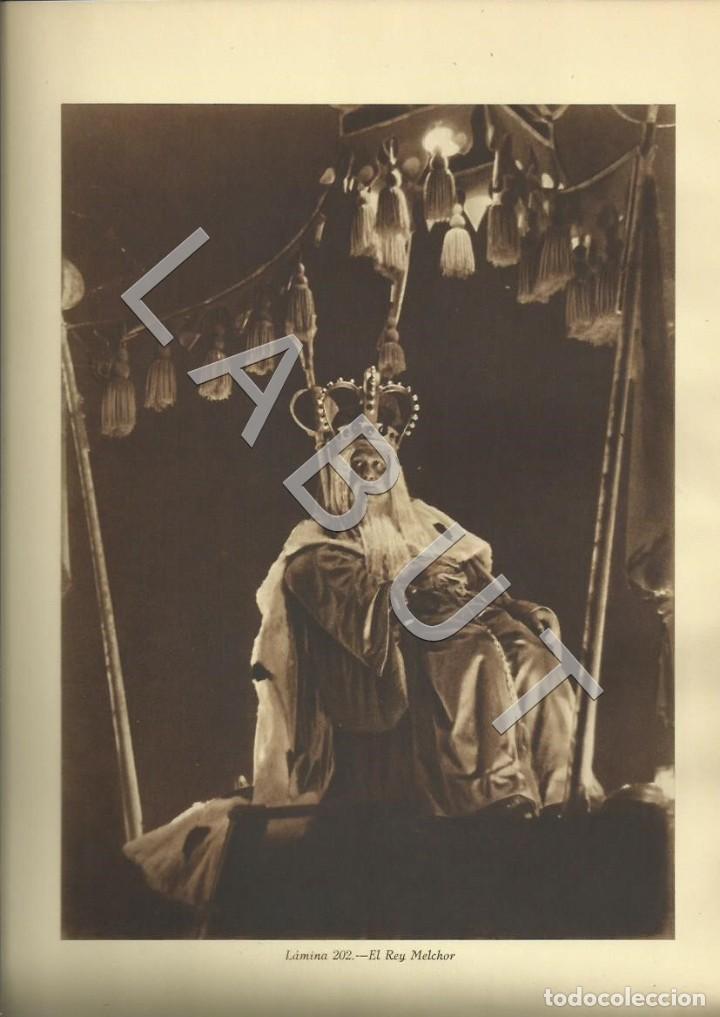 Arte: EL REY MELCHOR Y LA ESTRELLA DE ORIENTE REYES MAGOS EN SEVILLA POR LUIS ARENAS 1948 C38