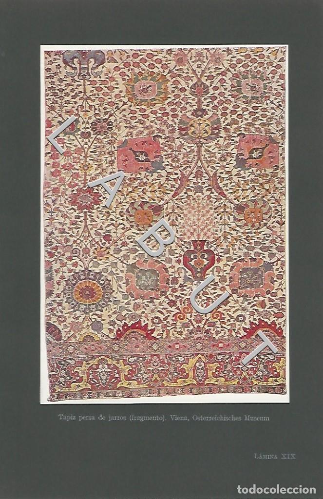 Arte: TAPIZ PERSA DE JARROS VIENA OSTERREICHSCHES MUSEUM ARTE ISL&Aacute;MICO LM1