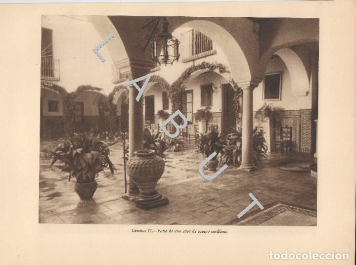Arte: PATIO DE UNA CASA DE CAMPO SEVILLANA T&Iacute;PICO CORTIJO ANDALUZ C39