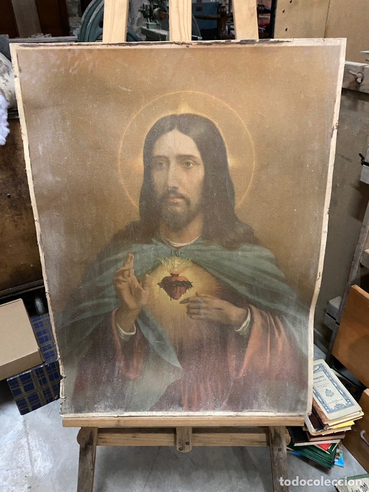 Arte: Lamina sagrado coraz&oacute;n 82x60cm - Foto 2