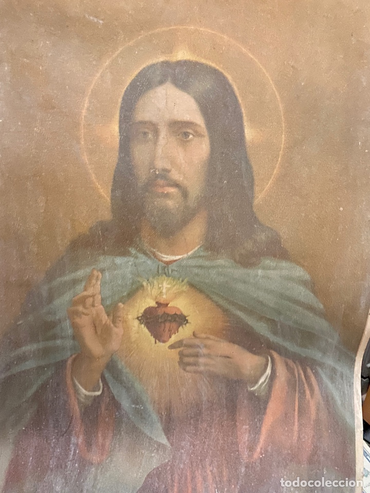 Arte: Lamina sagrado coraz&oacute;n 82x60cm - Foto 1
