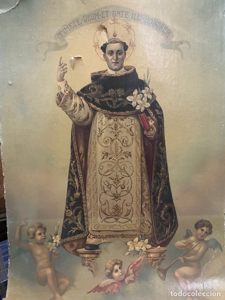 Arte: Lamina TIMETE DEUM ET DATE ILLI HONOREM 54x72cm - Foto 2