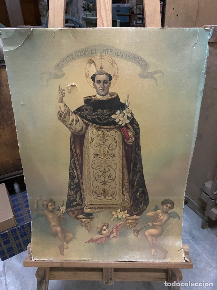 Arte: Lamina TIMETE DEUM ET DATE ILLI HONOREM 54x72cm - Foto 1