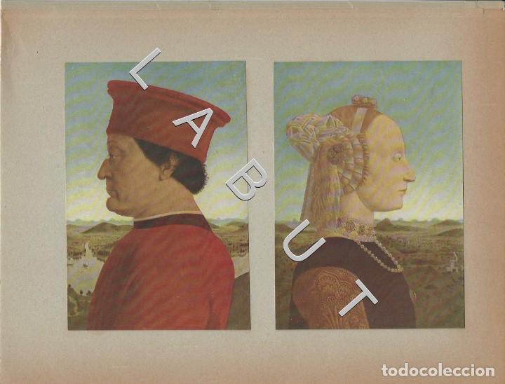 Arte: FEDERICO DA MONTEFELTRO BATTISTA SFORZA DE PIERO DELLA FRANCESCA 39 LM1