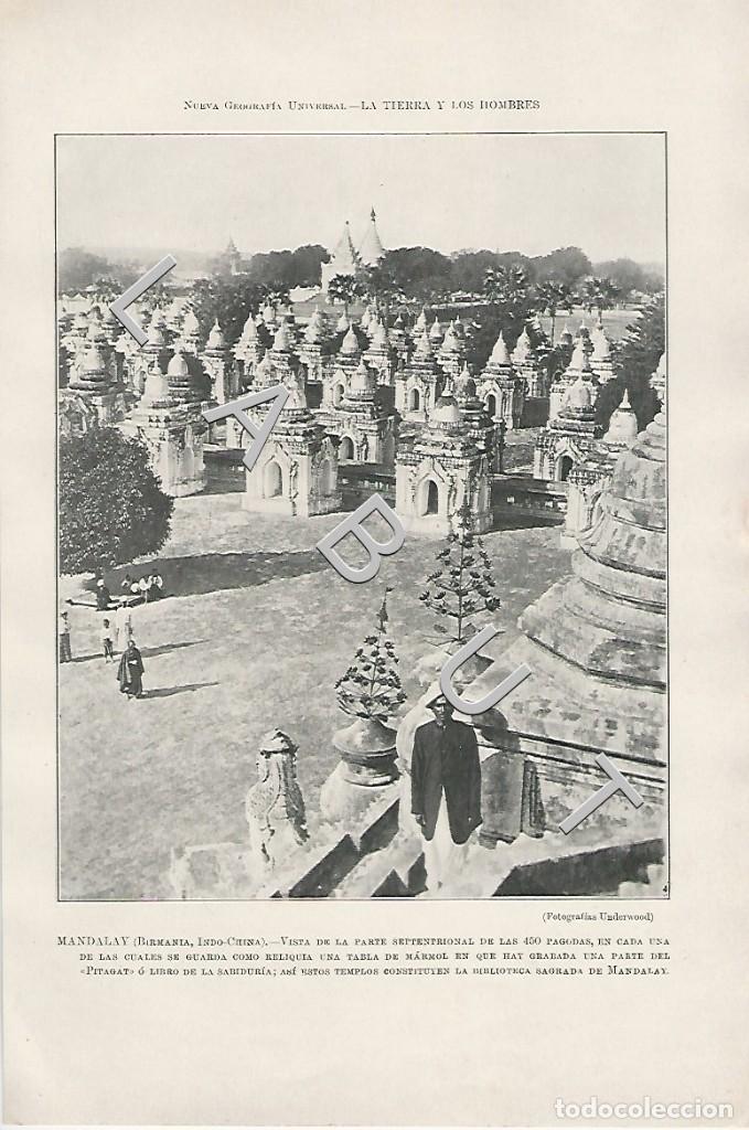 Arte: LAS 450 PAGODAS MANDALAY BIRMANIA LM1