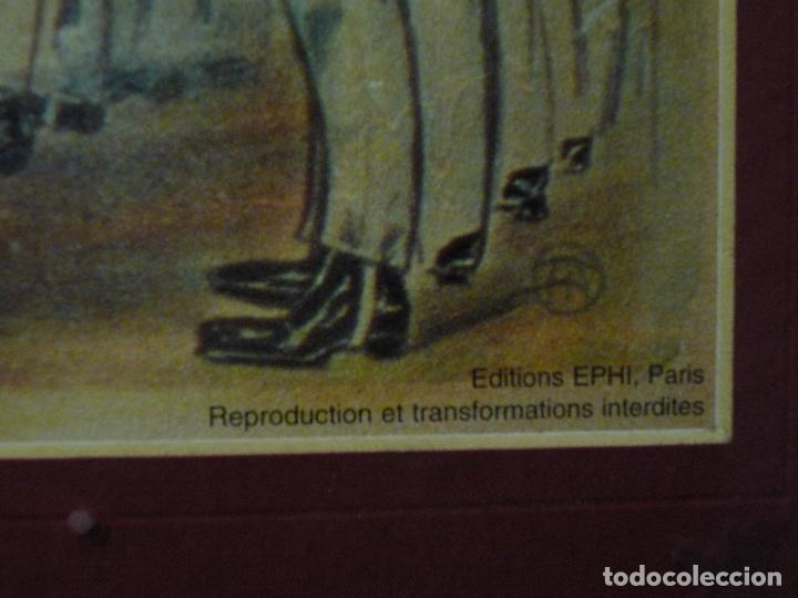 Arte: LAMINA FRANCESA ENMARCADA - Foto 3