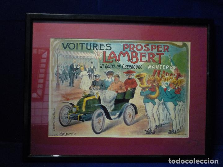 Arte: LAMINA FRANCESA ENMARCADA - Foto 1