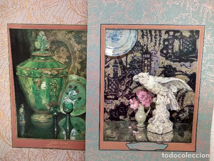 Arte: Ceramicas de Jules Grun , Illustration Noel 1925, planchas color