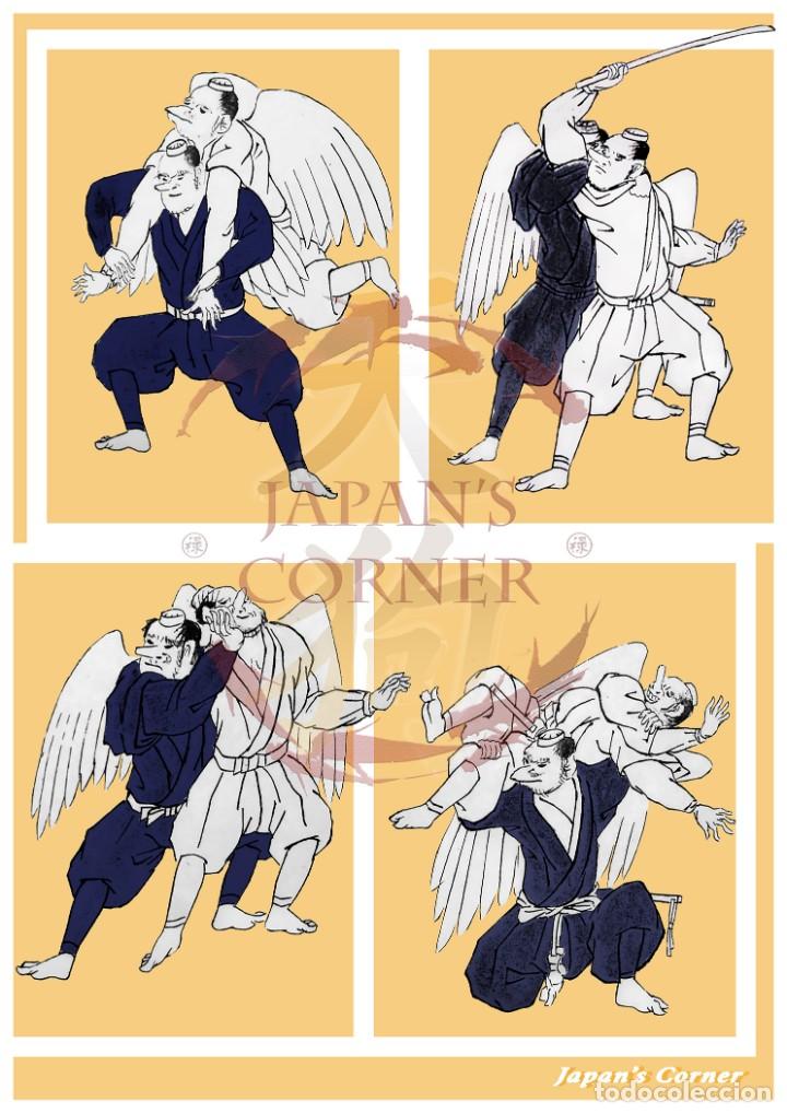 Art: Lamina de Tengu realizando jujutsu