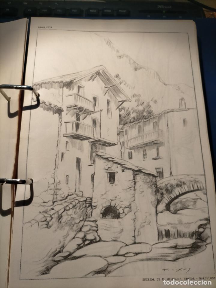 Kunst: HAGA SU OFERTA ----- ANTIGUA LAMINA ORIGINAL PARA DIBUJANTES DIBUJO ARTISTICO DIBUJO EMILIO FREIXAS