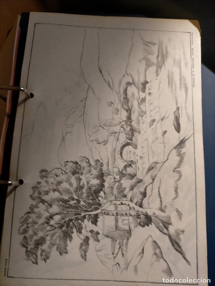 Kunst: HAGA SU OFERTA ----- ANTIGUA LAMINA ORIGINAL PARA DIBUJANTES DIBUJO ARTISTICO DIBUJO EMILIO FREIXAS