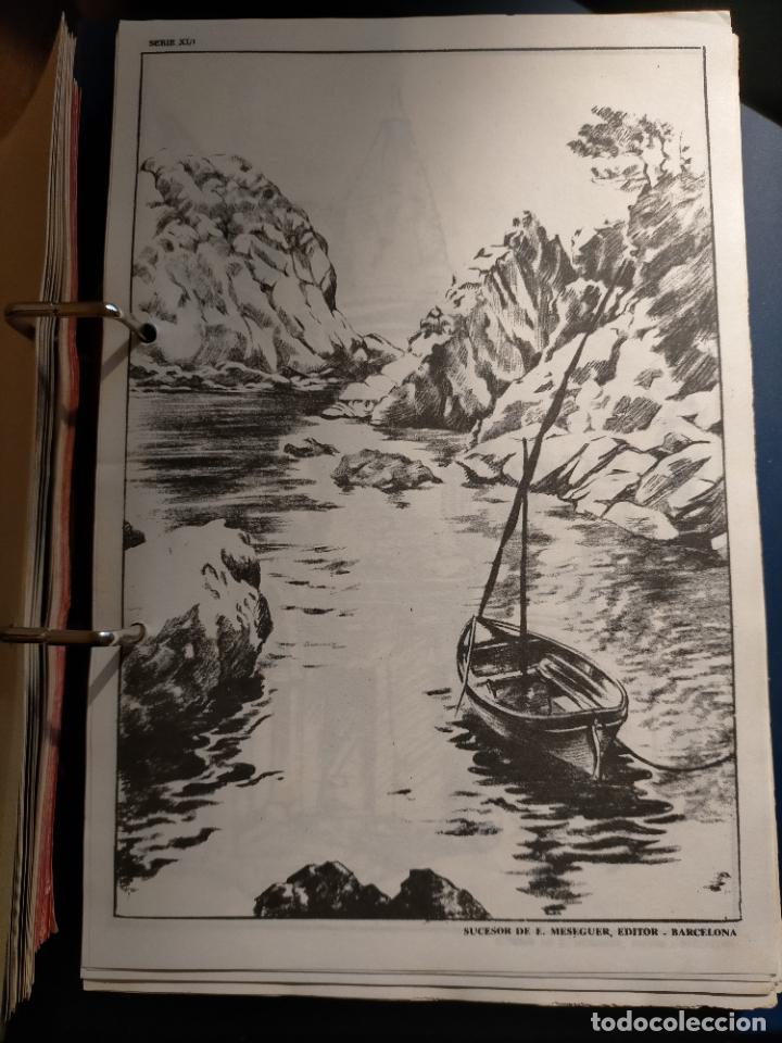 Kunst: HAGA SU OFERTA ----- ANTIGUA LAMINA ORIGINAL PARA DIBUJANTES DIBUJO ARTISTICO DIBUJO EMILIO FREIXAS