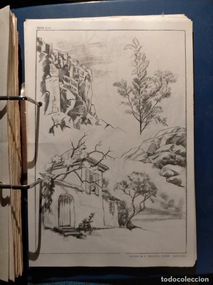 Kunst: HAGA SU OFERTA ----- ANTIGUA LAMINA ORIGINAL PARA DIBUJANTES DIBUJO ARTISTICO DIBUJO EMILIO FREIXAS