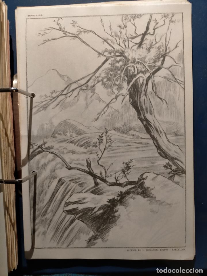 Kunst: HAGA SU OFERTA ----- ANTIGUA LAMINA ORIGINAL PARA DIBUJANTES DIBUJO ARTISTICO DIBUJO EMILIO FREIXAS