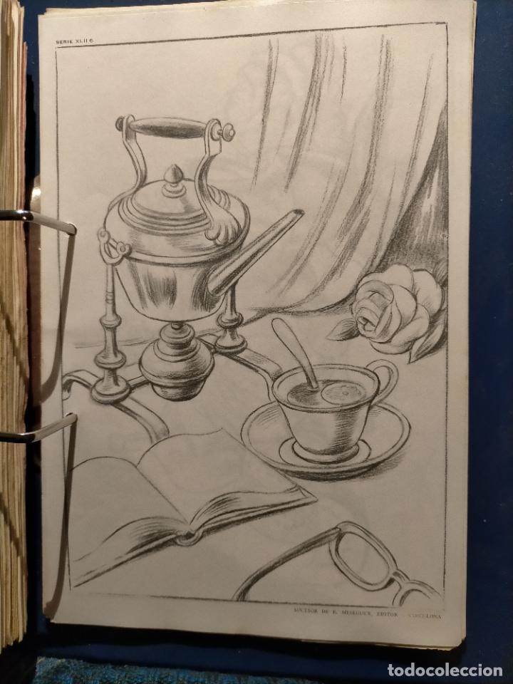 Kunst: HAGA SU OFERTA ----- ANTIGUA LAMINA ORIGINAL PARA DIBUJANTES DIBUJO ARTISTICO DIBUJO EMILIO FREIXAS