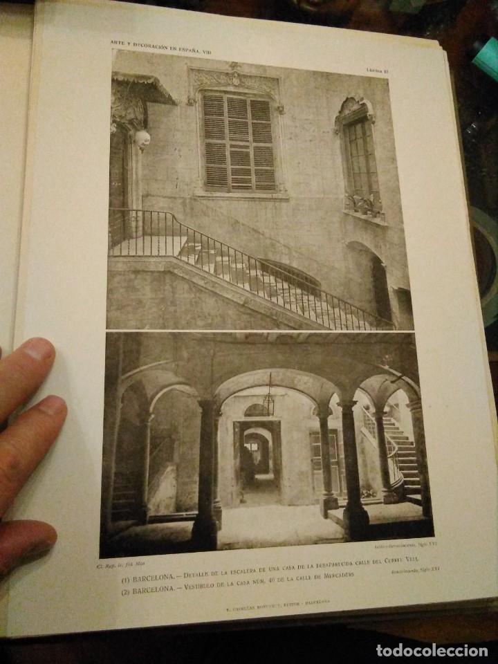 Art: Lamina arte y decoraci&oacute;n en Espa&ntilde;a 1925 , Barcelona Casa calle mercaders