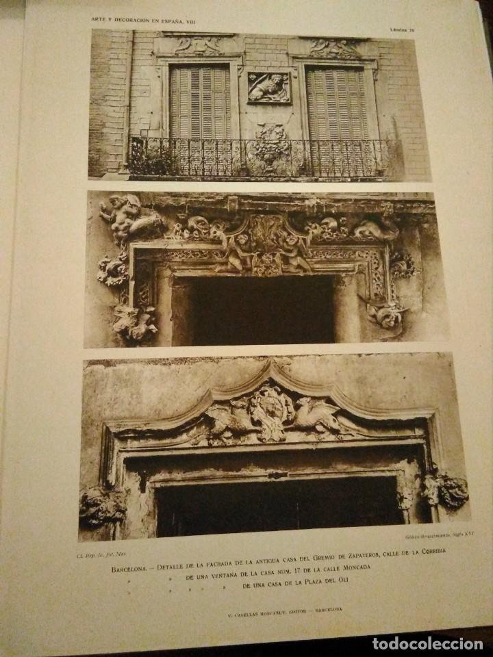 Art: Lamina arte y decoraci&oacute;n en Espa&ntilde;a 1925 , Barcelona casa gremio zapateros