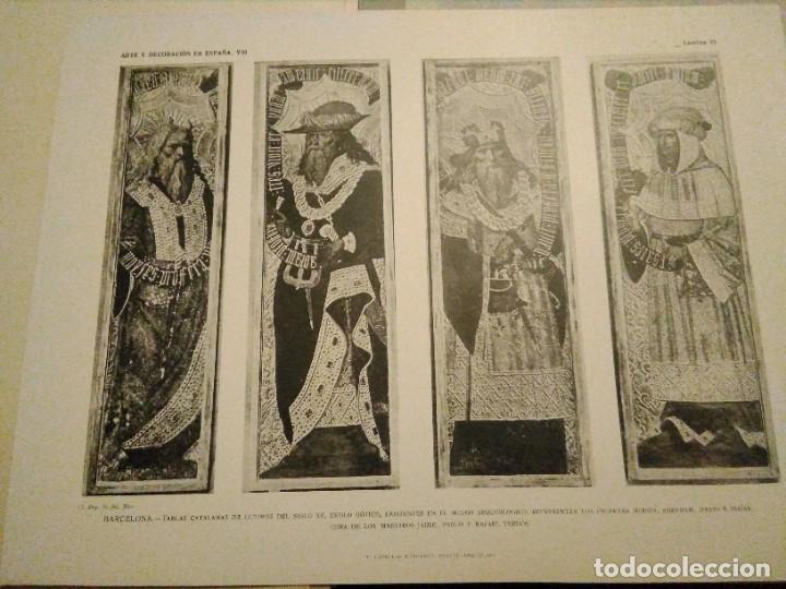 Art: Lamina arte y decoraci&oacute;n en Espa&ntilde;a 1925 , BARCELONA RETABLO