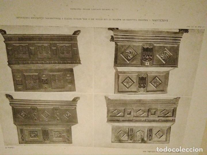 Art: Lamina arte y decoraci&oacute;n en Espa&ntilde;a 1925 , BARCELONA ARCONES TALLADOS S.XVI