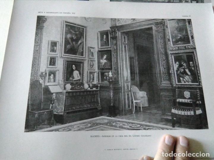 Art: Lamina arte y decoraci&oacute;n en Espa&ntilde;a 1925 , MADRID INTERIOR CASA SE&Ntilde;OR L&Aacute;ZARO GALDEANO