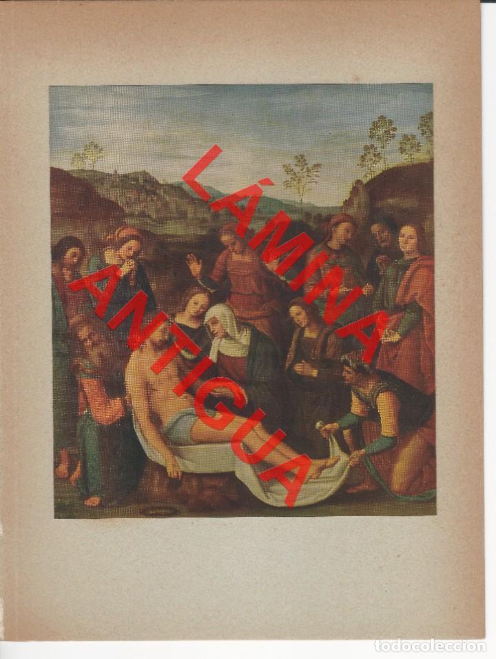 Art: PIETRO VANNUCCI EL PERUGINO PIEDAD PLANCHA A COLOR 18 LM1