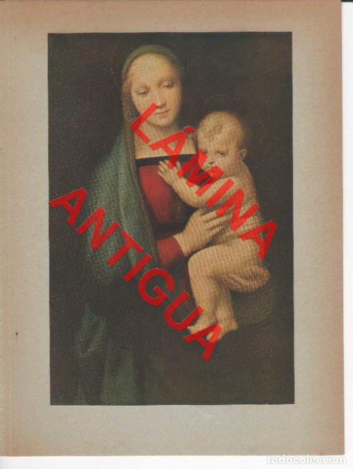 Art: RAFAEL LA MADONNA DEL GRAN DUQUE PLANCHA A COLOR 22 LM1