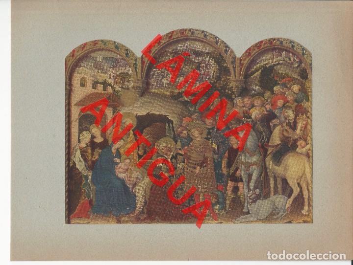 Kunst: GENTILE DA FABRIANO LA ADORACION DE LOS REYES PLANCHA A COLOR 59 LM1