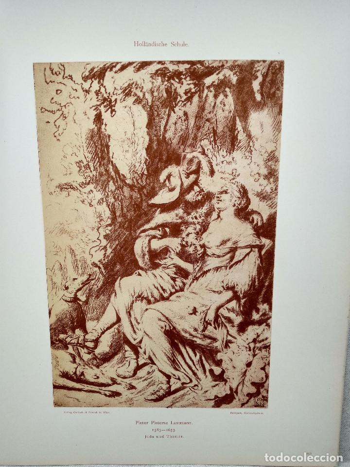 Kunst: Juda y Thamar de Pieter Lastmann, Meister Albertina, plancha n&ordm; 258 color sepia