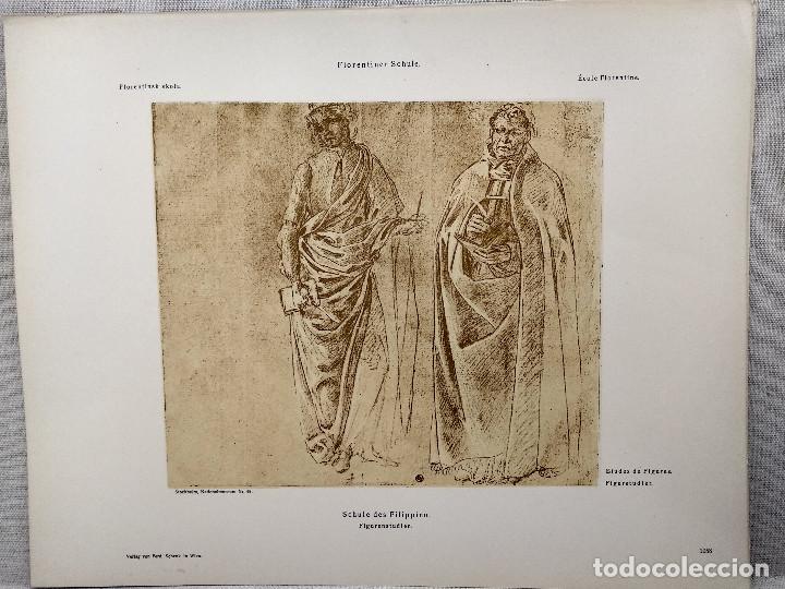 Art: Estudio de figuras de Filippino, Meister Albertina, plancha n&ordm; 1058