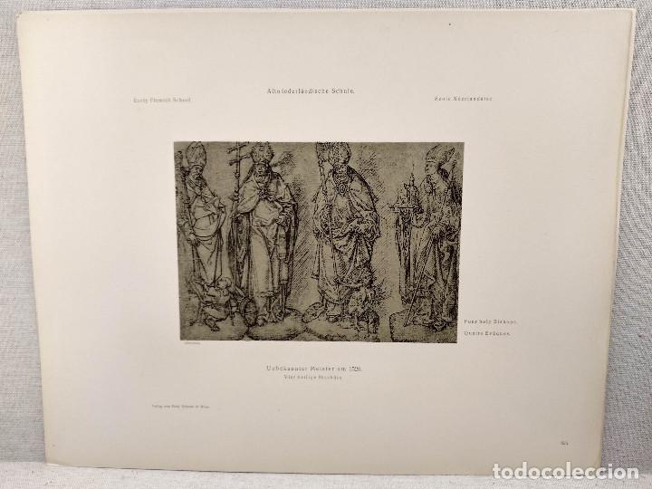 Art: Cuatro obispos de maestro desconocido, Meister Albertina, plancha n&ordm; 825