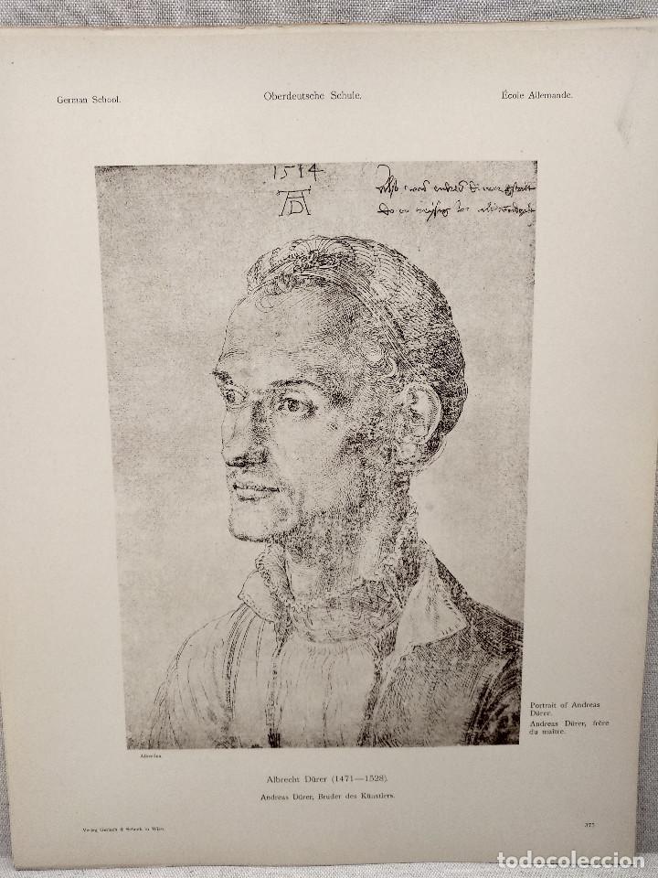 Art: Retrato de Andreas Durero, de Albrecht Durero, Meister Albertina, plancha n&ordm;375