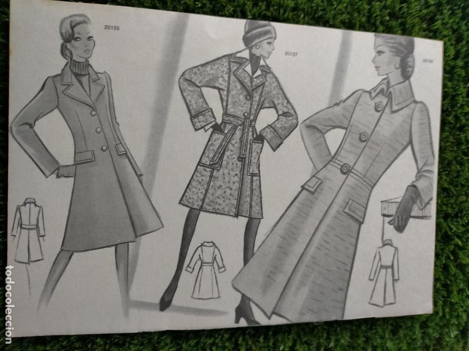 Art: HOJA O LAMINA MODA MUJER DE LOS A&Ntilde;OS 60 70 MODELOS PARA COLOREAR MUJER ROPA ESTILO COMPLEMENTOS LEE
