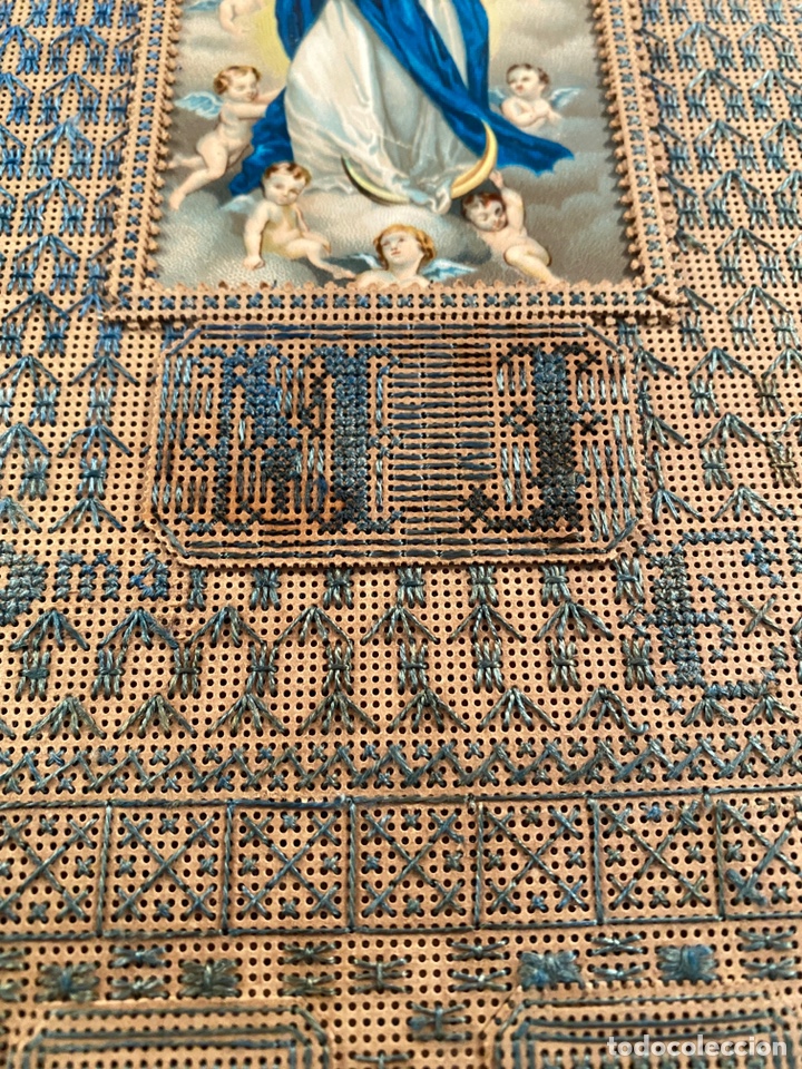 Arte: Lamina inmaculada con bordado - Foto 2