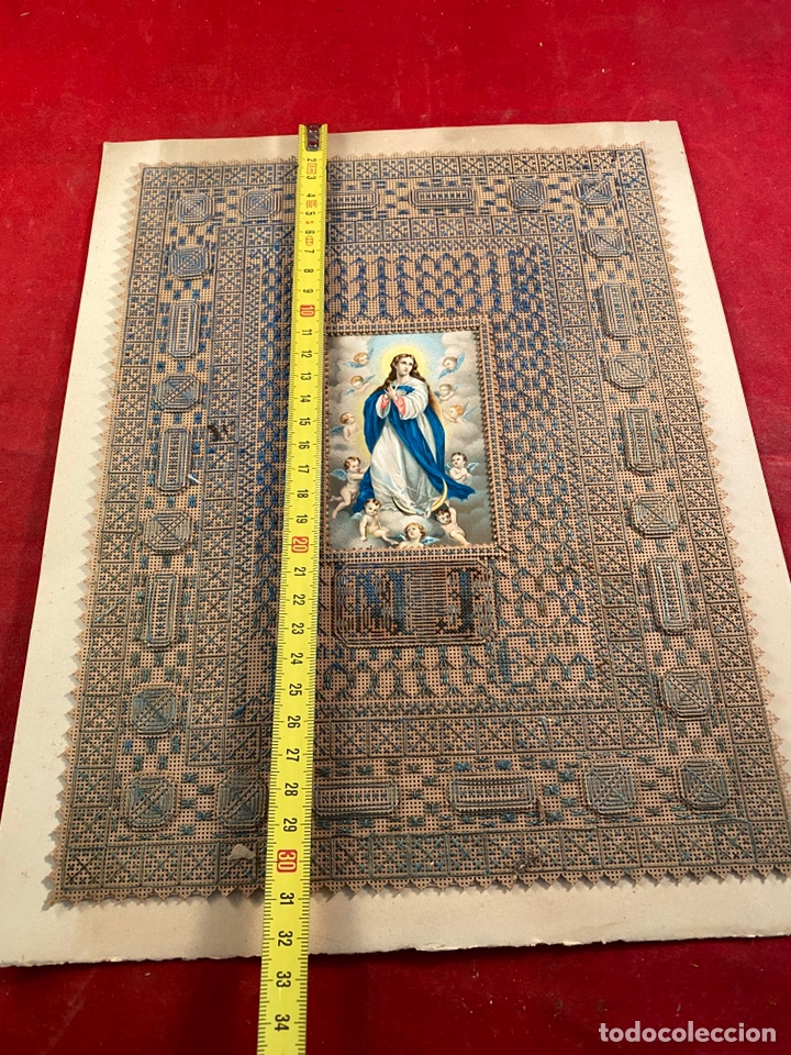 Arte: Lamina inmaculada con bordado - Foto 4